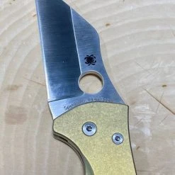 Spyderco Knives Spyderco Yojimbo 2 Custom Folding Knife 3.2" S30V Titanium Handles