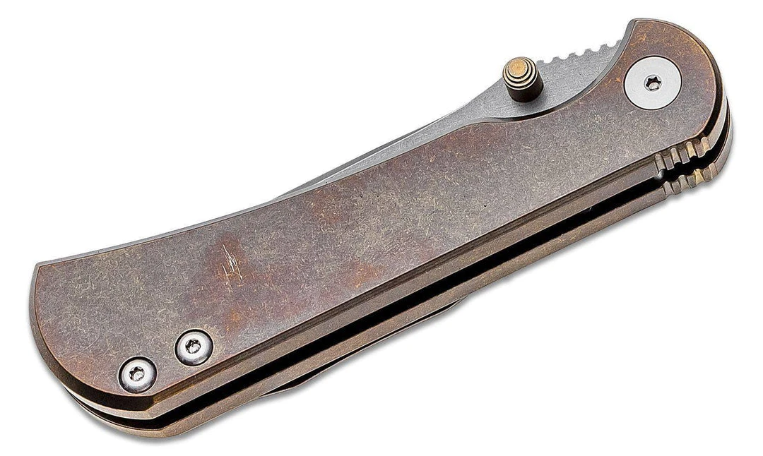 TOOR KNIVES Toor Merchant FL35S Folding Knife 3.5" CPM-S35VN - Bronze 2 TOOR KNIVES Toor Merchant FL35S Folding Knife 3.5" CPM-S35VN - Bronze