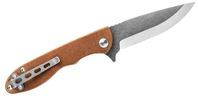 TOPS KNIVES TOPS MSF-4.0 Mini Scandi Flipper Knife 3.25" N690Co Two-Tone Blade All Knife Brands 2 TOPS KNIVES TOPS MSF-4.0 Mini Scandi Flipper Knife 3.25" N690Co Two-Tone Blade All Knife Brands