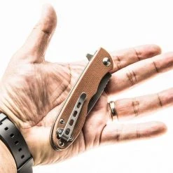 TOPS KNIVES TOPS MSF-4.0 Mini Scandi Flipper Knife 3.25" N690Co Two-Tone Blade All Knife Brands 15 TOPS KNIVES TOPS MSF-4.0 Mini Scandi Flipper Knife 3.25