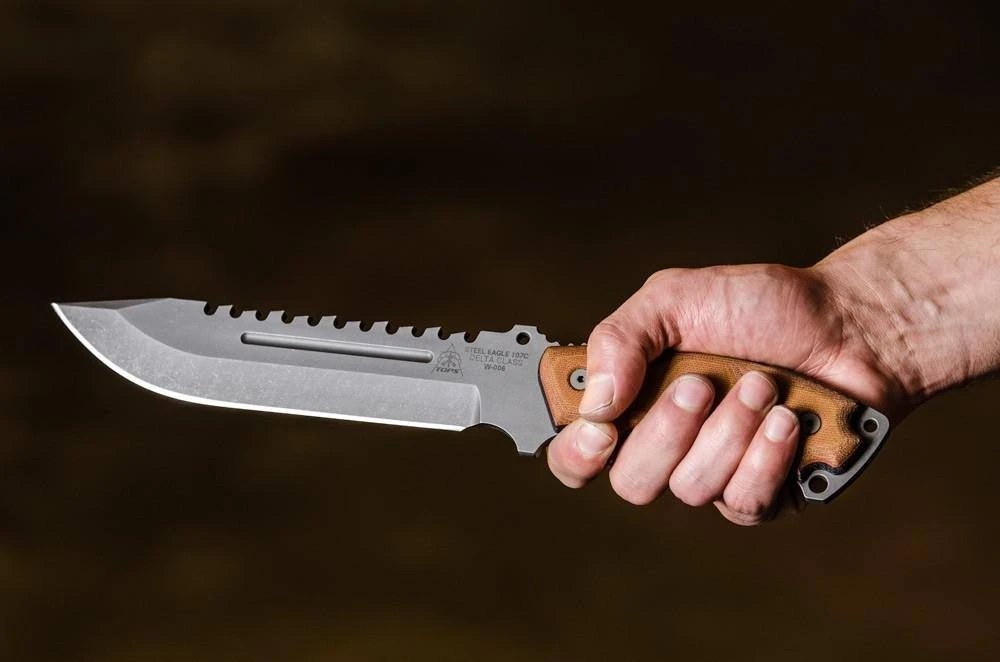 TOPS KNIVES TOPS Steel Eagle 107C Delta Class Knife (Drop Point) USA All Knife Brands 6 TOPS KNIVES TOPS Steel Eagle 107C Delta Class Knife (Drop Point) USA All Knife Brands
