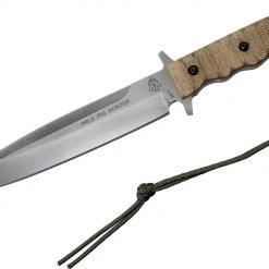 TOPS KNIVES All Knife Brands TOPS Wild Pig Hunter Fixed 7-9/16" Plain Blade, Micarta WPH-07 (USA)