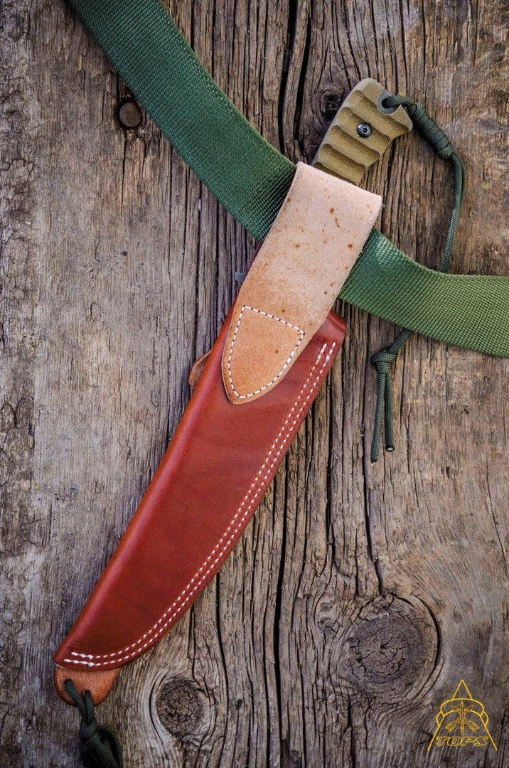 TOPS KNIVES All Knife Brands TOPS Wild Pig Hunter Fixed 7-9/16" Plain Blade, Micarta WPH-07 (USA) 2 TOPS KNIVES All Knife Brands TOPS Wild Pig Hunter Fixed 7-9/16" Plain Blade, Micarta WPH-07 (USA)