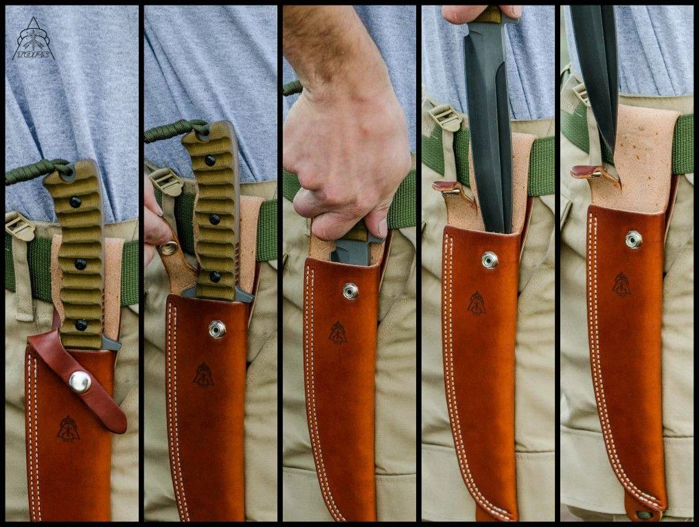 TOPS KNIVES All Knife Brands TOPS Wild Pig Hunter Fixed 7-9/16" Plain Blade, Micarta WPH-07 (USA) 3 TOPS KNIVES All Knife Brands TOPS Wild Pig Hunter Fixed 7-9/16" Plain Blade, Micarta WPH-07 (USA)