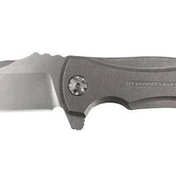 Zero Tolerance 0900 Les George Flipper 2.7" S35VN Stonewashed Blade, Titanium Handles