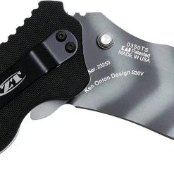 ZERO TOLERANCE ZT 0350TS Assisted 3-1/4" S30V Combo Tiger Stripe Blade 14 ZERO TOLERANCE ZT 0350TS Assisted 3-1/4